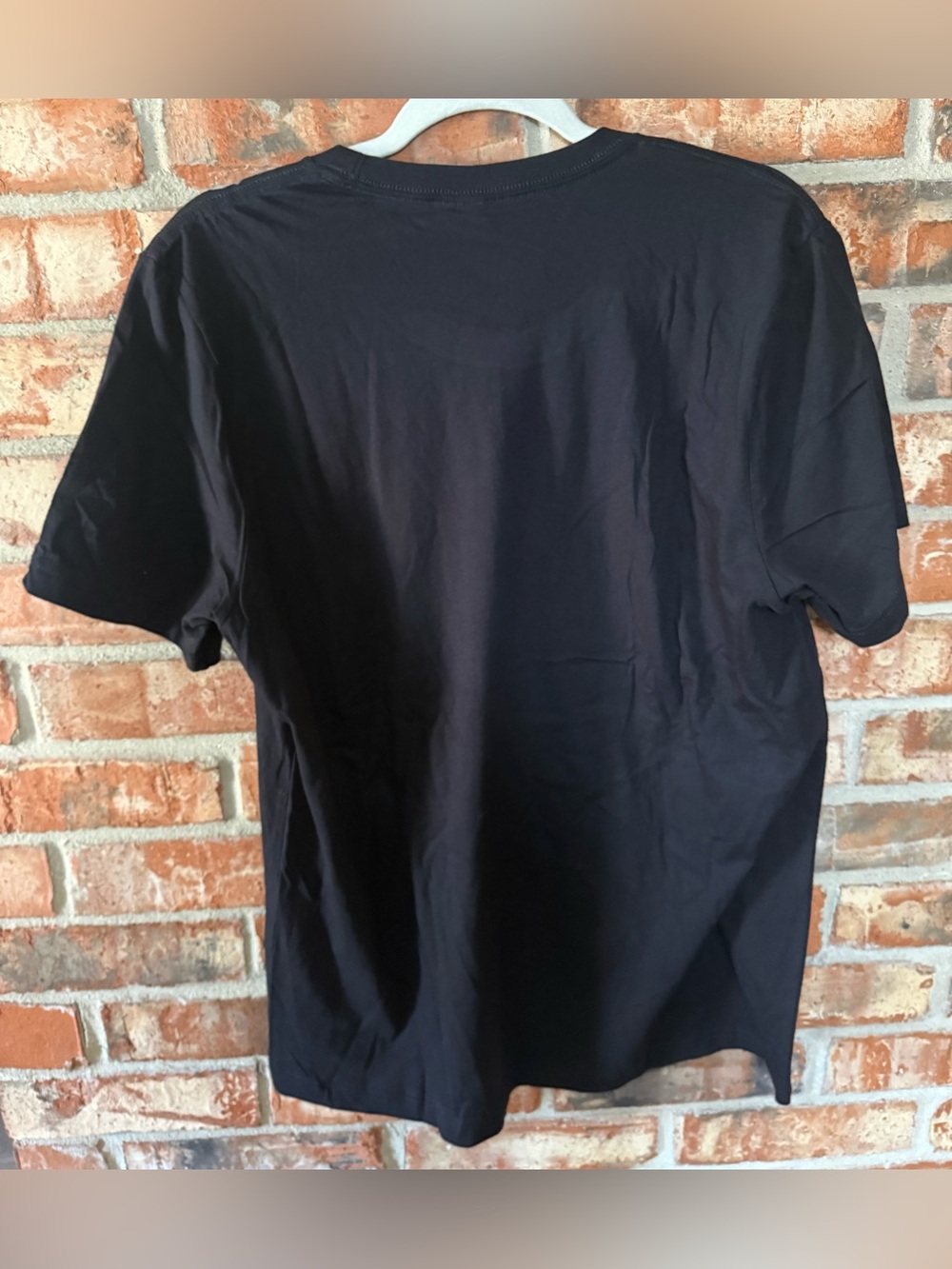 Bella Canvas Black Tee with White Ghost, Orange Jack-O'-Lantern & Red Soda Can - Picture 4 of 8